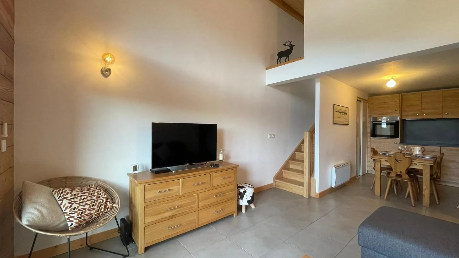 Charmant T3 En Duplex Au Centre De Samoens Avec Balcon Et Wifi - Fr-1-624-155 0*,